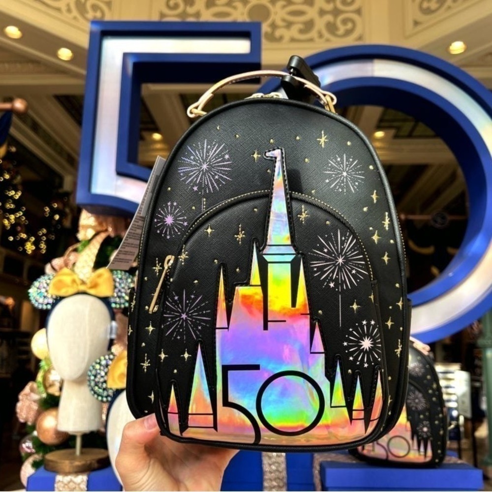WALT Disney World 50th Anniversary Grand Finale Loungefly Mini Backpack